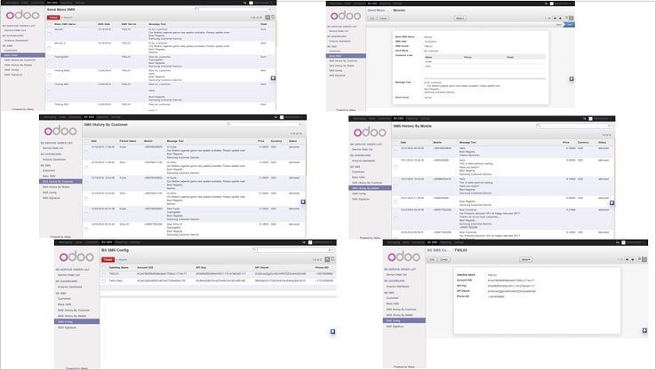 Odoo image and text block